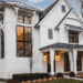 white-siding-with-black-trim - Wrightway Home Improvements
